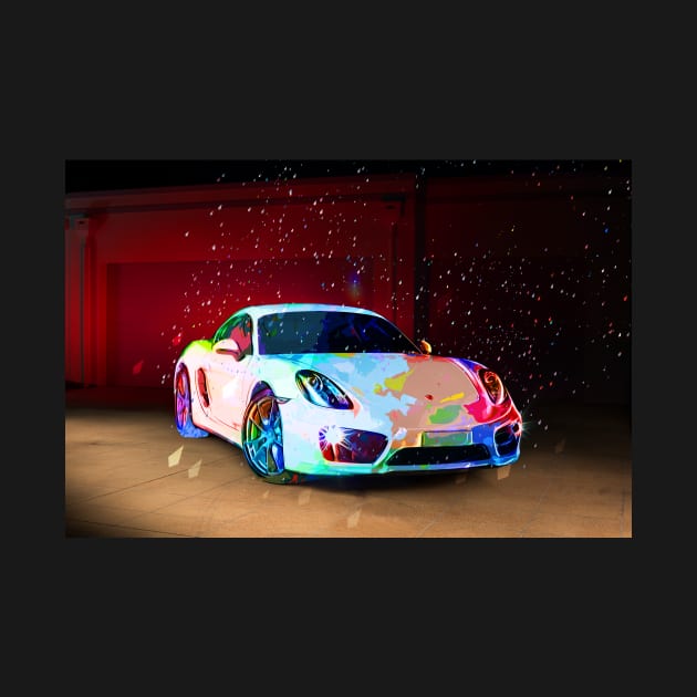 Porsche Cayman - Graphic by Rendagarth_Design_Company