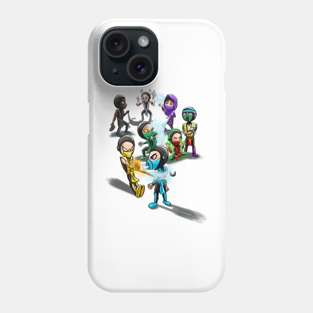 MK Ninjas Phone Case by Robertilustrado