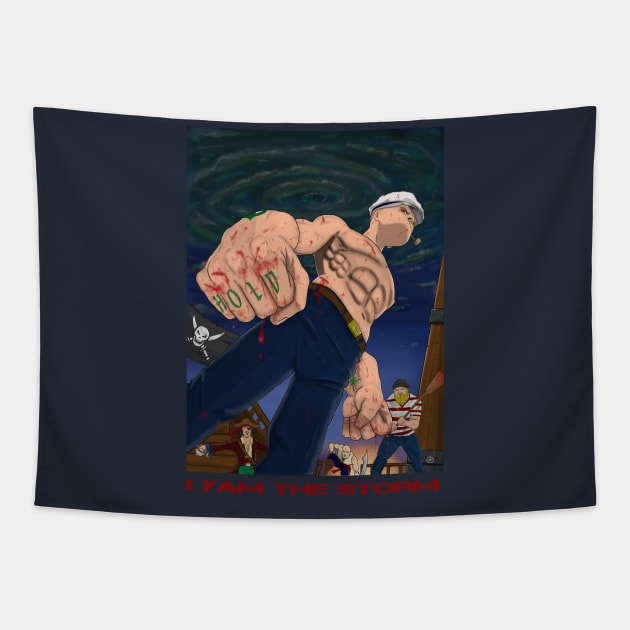 Popeye the Sailor Tapestry by Deadpoolinc