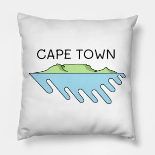 Cape Town Table Mountain Pillow