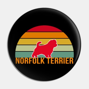 Norfolk Terrier Vintage Silhouette Pin