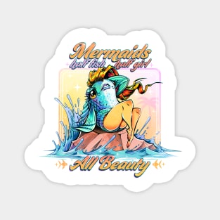 Inverted Mermaid Magnet