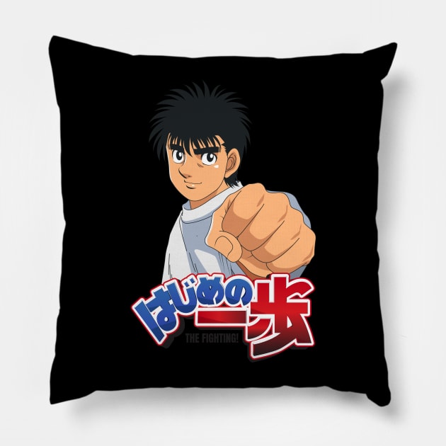 Hajime No Ippo Pillow by amennngggg