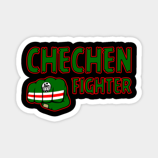 Chechen Fighter, Chechnya Fighter, Chechnya Flag, Chechnya Magnet