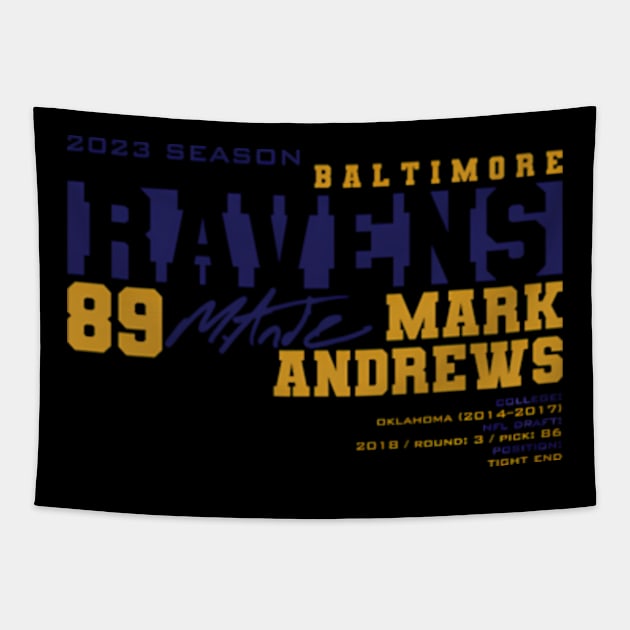 Andrews - Ravens - 2023 Tapestry by caravalo