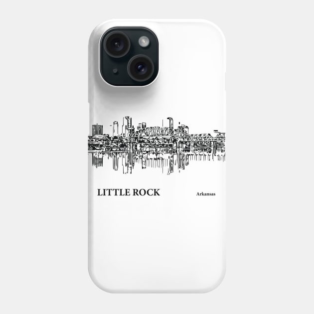 Little Rock - Arkansas Phone Case by Lakeric