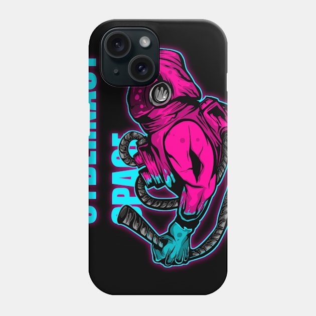 Cybernaut space Phone Case by Apxwr