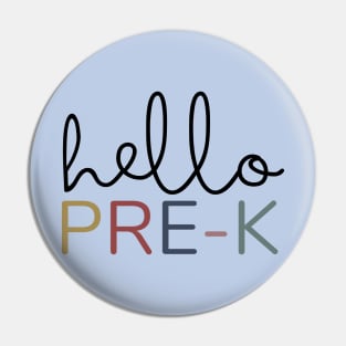 HELLO PRE-K Pin