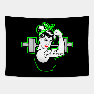 Barbell Babe Tapestry