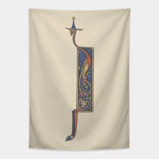 Illuminated Initial J Tapestry