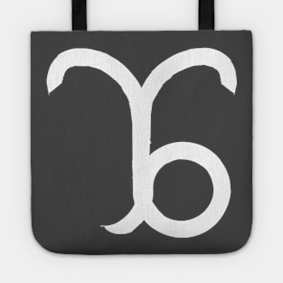 Capricorn and Aries Double Zodiac Horoscope Signs (White) Tote