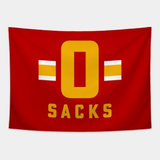 0 Sacks Put It On A shirt Kansas City Offensive Line Tapestry