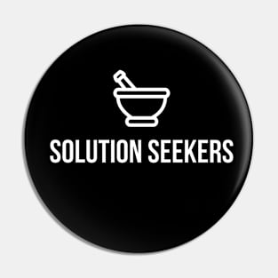 Solution Seekers for Dark Backgrounds Pin