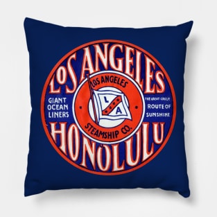 1931 Los Angeles Steamship Company Pillow