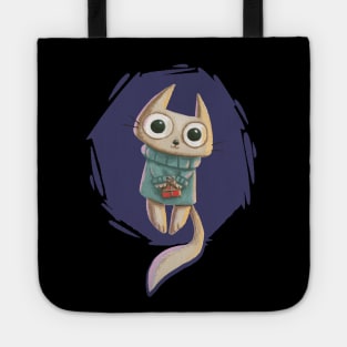 happy day cute cat Tote