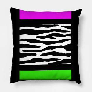 NEON ZEBRA DESIGN Pillow