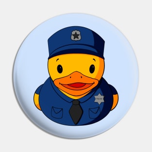 Police Rubber Duck Pin