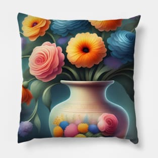 Flower vase Pillow