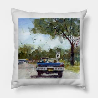 Impala Chevy Convertible Pillow