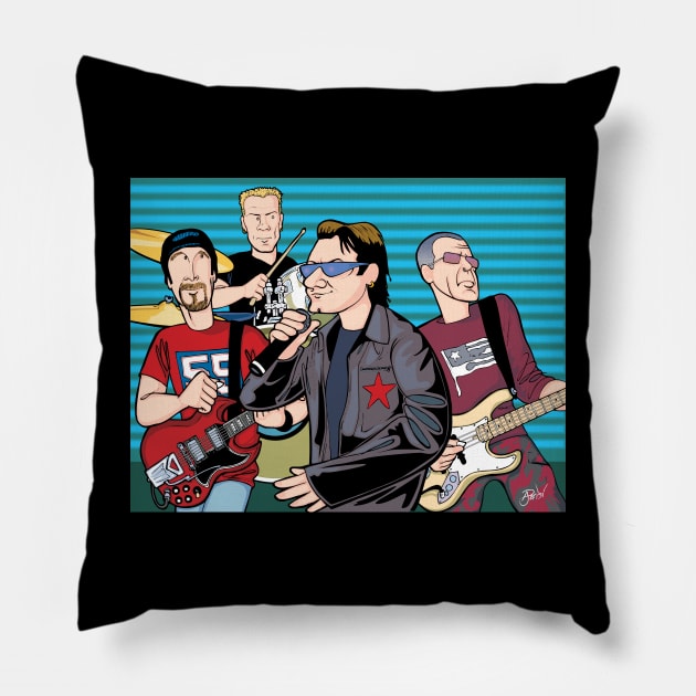 U2 Pillow by Parisi Studios