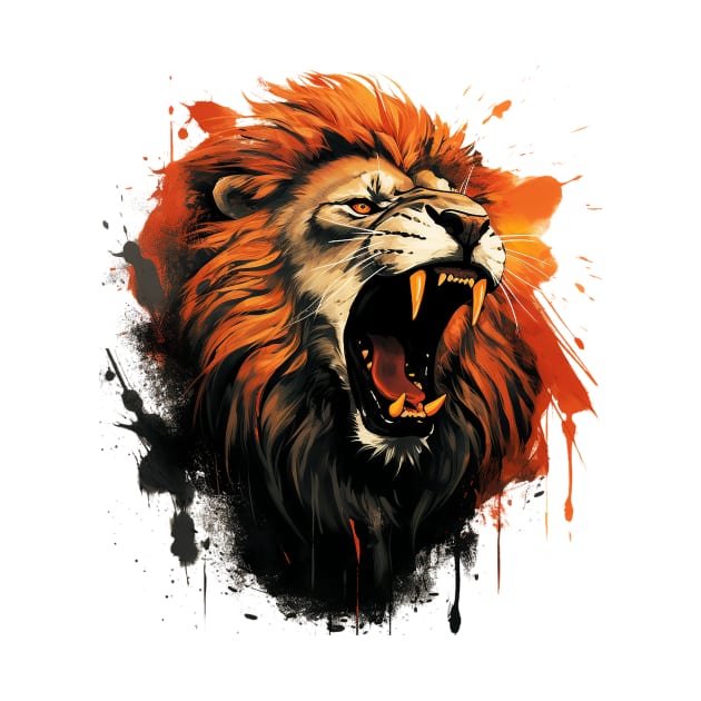 roaring lion by piratesnow