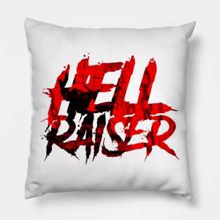 105 Hell font Pillow