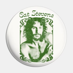 Cat Stevens / Retro Fan Artwork Design Pin