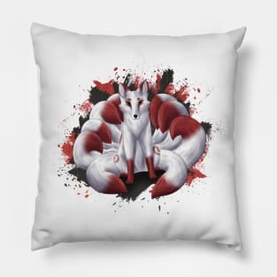 Nine-Tailed Fox Kitsune Ninetails Pillow