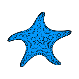 Starfish (black/indigo) T-Shirt