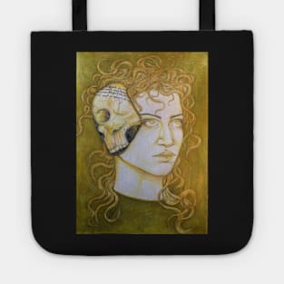 Death and the Maiden - mixed media drawing Tote