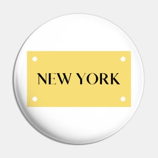 New York Pin