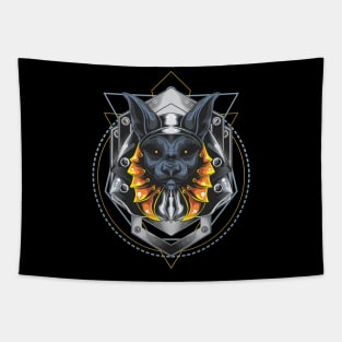 metal anubis Tapestry