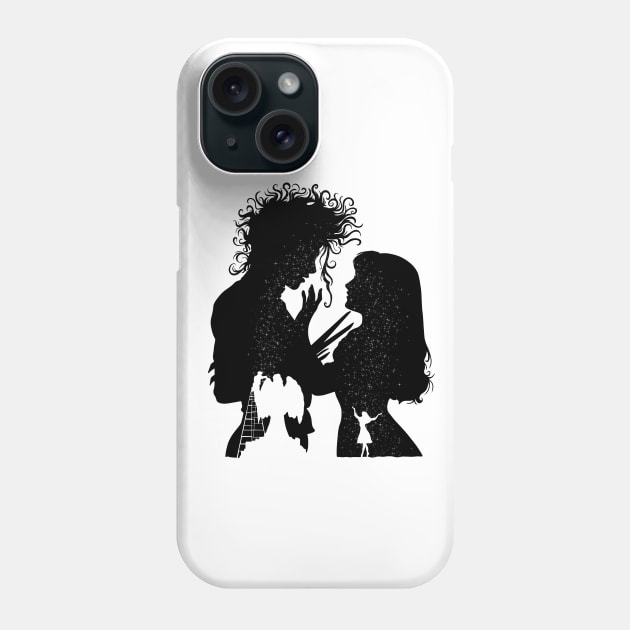 Edward and Kim Phone Case by Betafoin