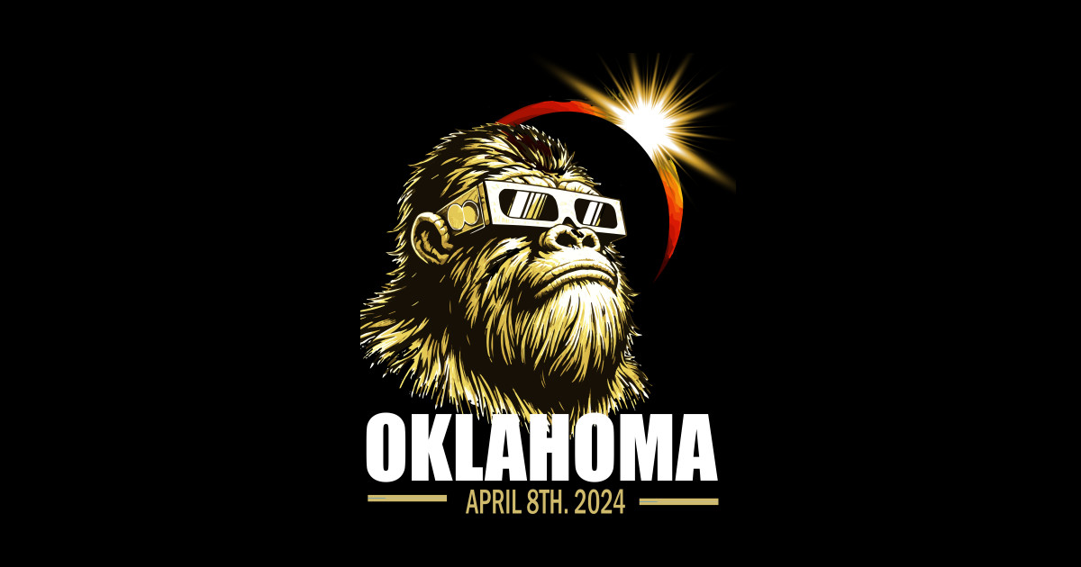 Total solar eclipse Oklahoma 2024 Solar Eclipse Oklahoma Posters