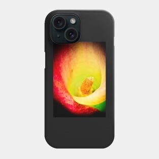 Colorful Calla, macro Phone Case