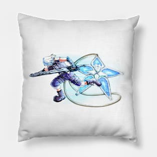 Riku Wayfinder (Kingdom Hearts) (No BG) Pillow