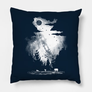 Blood Red Moon Pillow