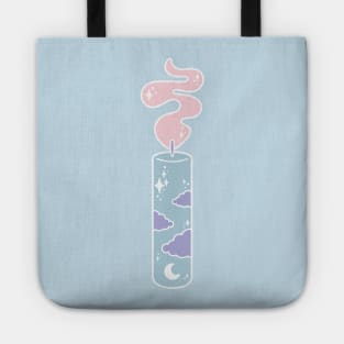 Cloudy Ennui Spell Candle Tote