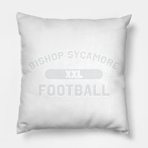 Bishop Sycamore Football - Light Lettering Pillow by WalkDesigns