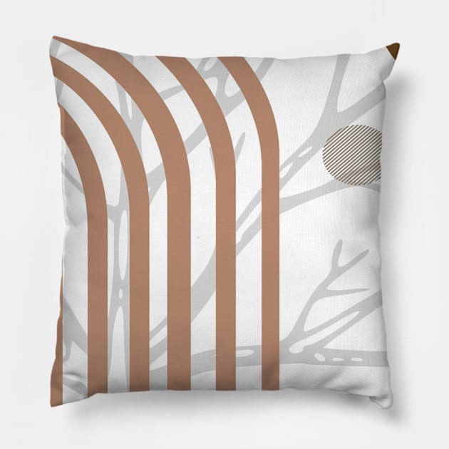 MM02B- Minimalist Art Pillow by TextureMerch