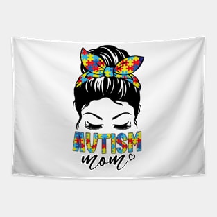 Autism Mom Autism Awareness Gift for Birthday, Mother's Day, Thanksgiving, Christmas Tapestry