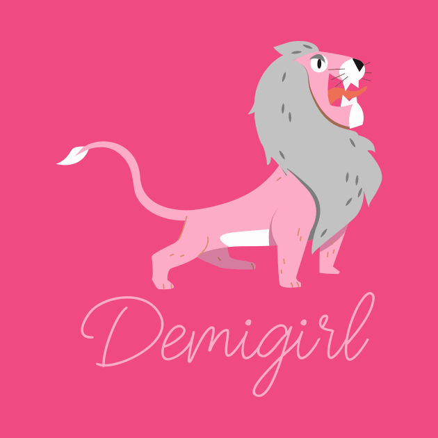 Demigirl Lion by RussellTateDotCom