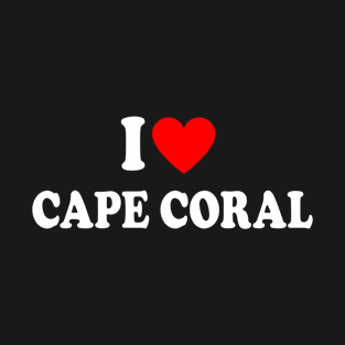 I Heart Cape Coral Florida T-Shirt