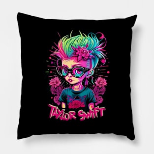 Swift Rock Girl Pillow