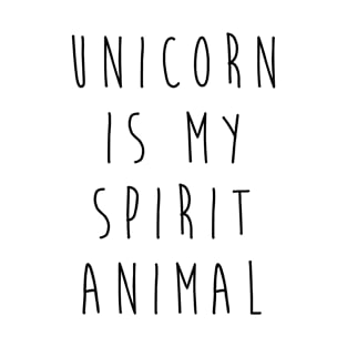 Unicorn Is My Spirit Animal T-Shirt