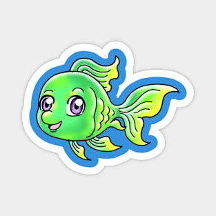 GREEN FISH Magnet