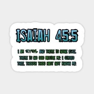 Isaiah 45:5 Magnet