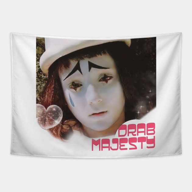 Drab Majesty ::::: Retro Style Fan Design Tapestry by unknown_pleasures