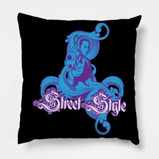 Gangster Mafia Boss Illustration Pillow