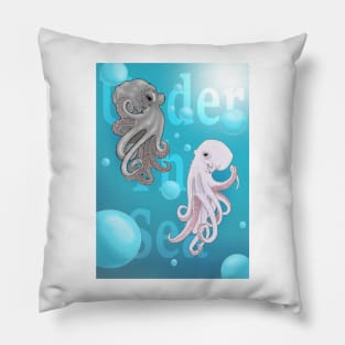 Octopus Under The Sea Pillow